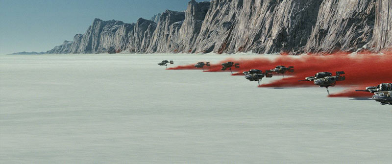 پالت های رنگی تداعی کننده در فیلم جنگ ستارگان